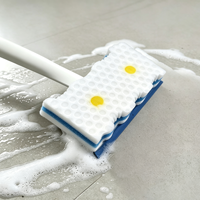 Esponja de Limpieza Ergonómica Ondulada de Melamina Nano con Espuma Incorporada, Estropajo Multiusos para Limpieza Diaria del Hogar