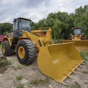 รถตักล้อยาง CAT 950H มือสองจากญี่ปุ่น ชั่วโมงการทำงานต่ำ สีเดิม อะไหล่เดิม มีสินค้าในสต็อก สภาพใช้งานได้ดี - Product Image 1