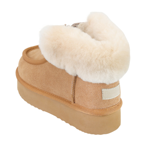 Vente en gros de bottes d'hiver thermiques mi-mollet pour hommes et femmes, douces, chaudes, rembourrées, confortables avec fermeture éclair, logo et couleur personnalisables - Product Image 3