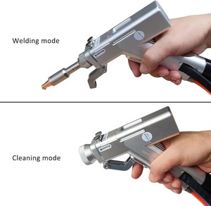 Machine de soudage laser à fibre intégrée 4-en-1 de 1 kW, 380 V, 6 axes, charge utile de 300 kg, laser portatif, alimentation automatique du fil de 10 m - Product Image 5
