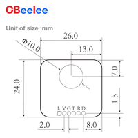 Conception PCB du module radar universel de la série 24GHz compatible avec le capteur double PIR capable de détecter de minuscules mouvements du corps humain