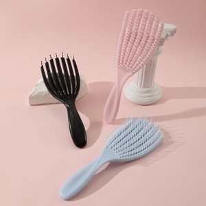 หวีนวดผมทรงกลม 20 ซม. ขึ้นไป ไนลอนป้องกันไฟฟ้าสถิต สำหรับคนทั่วไป - Product Image 3