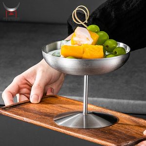 304 Roestvrijstalen Ijsbeker Op Maat Gemaakte Bowlsmartini Cup Dessert Fruitkom Tafeldecoratie Voor Salade Fruitpudding Goud - Product Image 6