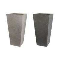 Grosir 21gal ekstra besar PFA Pot tanaman plastik bertekstur beton untuk Indoor Outdoor digunakan untuk balkon taman bunga besar