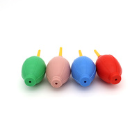 Sèche-cils avec boules d'air Extension de cils en plastique Boule sèche en caoutchouc Greffage manuel Colle sèche Cils Ballons soufflants à sec