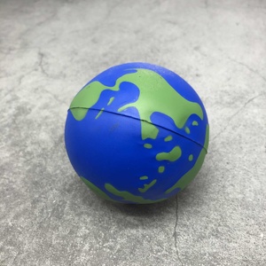 Mini Globo Terrestre Antistress Personalizzabile con Logo, in Schiuma PU, Giocattolo Promozionale Unisex per Eventi Benefici - Product Image 2