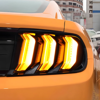 Feux arrière LED KGKB pour Ford Mustang 2015-2023, clignotants dynamiques de haute qualité, feux de freinage et de recul, installation facile (Plug and Play)