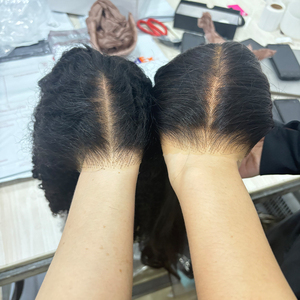 Parrucche di Lusso in Capelli Umani Vietnamiti Grezzi a Tiraggio Doppio con Onde Morbide, Lace Front Senza Colla Pronte da Indossare per Donne Nere - Product Image 6