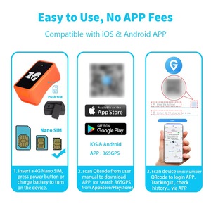 Rastreador GPS inteligente para mascotas 4G, monitoreo de salud para perros, ubicación en tiempo Real, collar de valla electrónica antipérdida para perros y gatos - Product Image 5