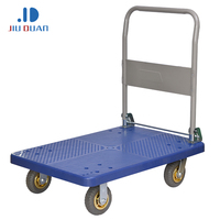 Chariot à plateforme pliable en plastique 300 kg, chariot à main portable, chariot élévateur à plateforme, chariot à main 200 kg, chariot à plateforme en plastique 800 kg