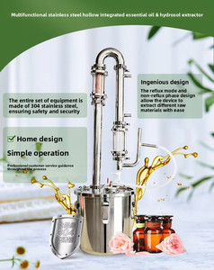 Destilador de Aceites Esenciales Fácil de Usar para el Hogar, Olla de Destilación por Vapor de Acero Inoxidable para Extracción de Hidrosol de Flores y Hierbas Naturales - Product Image 6