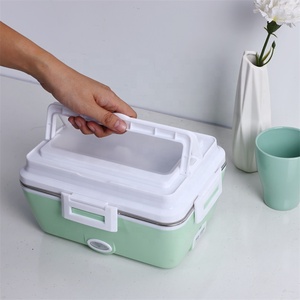 Fiambrera portátil de calefacción eléctrica aislada con <span class=keywords><strong>termo</strong></span> térmico autocalentable calentador de alimentos para oficina escuela camión coche al aire libre - Product Image 3