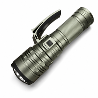 Lampe torche laser rechargeable USB G971, étanche IP65, zoomable, 1000+ lumens, longue portée, en alliage d'aluminium, pour le camping et la randonnée