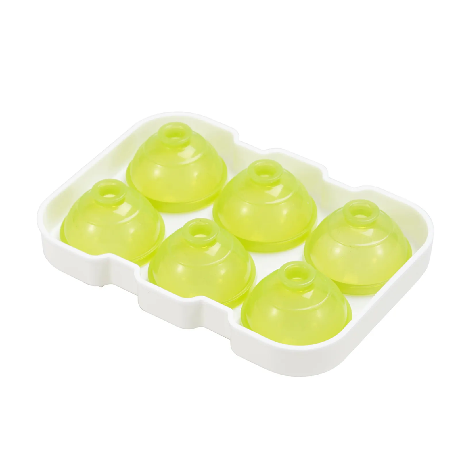 BPA miễn phí bền 6 khoang Ice Khuôn Silicone Ice Cube khay tinh thể rõ ràng Ice ball maker khuôn