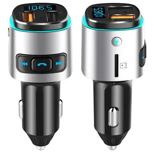 BC41 Multi-function Car Mp3 Player With Bluetooth Capability FM Transmitter QC3.0 Car Charger