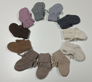 Chaussettes chaudes mignonnes pour bébé, bottines en tricot, chaussures pour nouveau-né, 100% laine mérinos, <span class=keywords><strong>bas</strong></span> pour bébé, cordon de serrage - Product Image 4