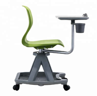 Chaise d'entraînement multifonction Siège coloré Nouveau design Chaise de bureau d'ordinateur de conférence en plastique