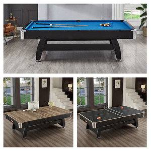 Tables de <span class=keywords><strong>billard</strong></span> classiques en bois de 7, 8 et 9 pieds, fabrication chinoise directe, vente chaude, prix bas, style <span class=keywords><strong>américain</strong></span> - Product Image 6
