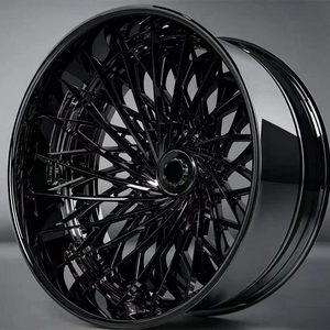 Cerchi in Lega di Alluminio Forgiati SW Premium Nuovi Deep Dish Twisted Vortex Spazzolati da 20, 22, 24, 26 Pollici di Lusso, Su Misura per Chevy Caprice - Product Image 3