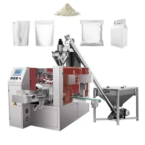 Premade pouch automatic fill packing machine for powder