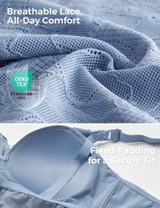 Soutien-gorge <span class=keywords><strong>d</strong></span>'<span class=keywords><strong>allaitement</strong></span> amovible à col en V, anti-fuite, personnalisé, antibactérien et confortable, lingerie de maternité – Vente directe usine - Product Image 3