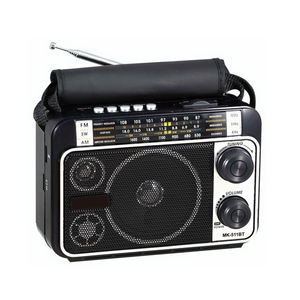 Radio Portátil Multibanda AM FM SW Personalizada con Altavoz Doble, Asa de Transporte y Correa para Uso en el Hogar y al Aire Libre - Product Image 3