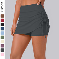 Rok Tenis Lipit Pinggang Tinggi Desain Baru, Sensasi Nyaman Bernapas Ringan, Pakaian Tenis Wanita, Pakaian Fitness