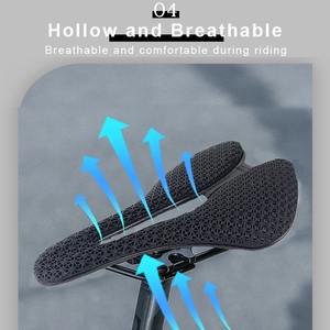 ODI MTB sillín 3D impreso hueco transpirable asiento de <span class=keywords><strong>bicicleta</strong></span> de carretera cojín cómodo ultraligero accesorios de asiento de ciclismo - Product Image 3