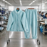 Ensemble de vêtements de détente en polaire Sherpa, fabrication directe d'usine FEIYUE, en stock, expédition rapide, RTS