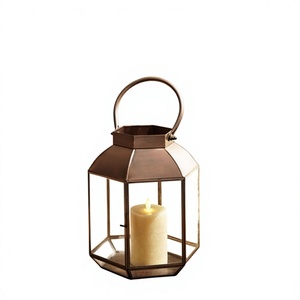 High Quality Handmade Metal <b>Candle</b> Stand Top Selling Luxury <b>Lantern</b> Style Christmas <b>Candle</b> <b>Holder</b> for Home Decoration - Product Image 6