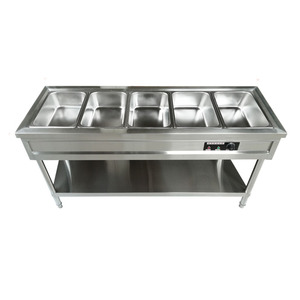Nhà Hàng Nhà Bếp Thiết Bị Nấu Ăn Buffet Điện Bain Marie Thực Phẩm Nóng Hiển Thị Hâm Nóng - Product Image 3