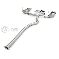 Convient pour Subaru Impreza WRX Sedan (GV/GE) 2.5T 2007-2014, échappement arrière en acier inoxydable