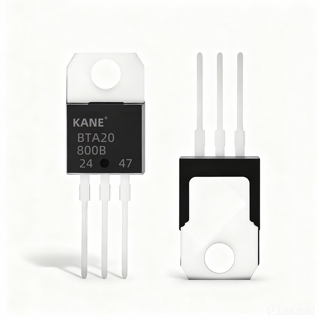 KANE BTA20-800B Bipolar Triac 20A 800V TO-220AB Package Through Hole Industrial Three-quadrant Bidirectional Thyristor Scr