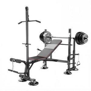 Bộ tạ đa năng CooSport Fitness, giá đỡ tạ, ghế tập tạ cho nam, thanh tạ squat, ghế tập tạ đa chức năng - Product Image 1