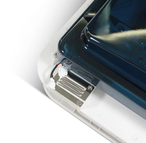 Pièces de caravane 12 volts 280*280mm évent de toit avec lumière LED pour petite remorque de voyage remplacement d'évent de véhicule utilisé - Product Image 4