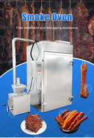 Four industriel de fumage de viande et de saucisses, machine à fumer les saucisses, capacité 500 kg/lot, pour salami et hot-dogs