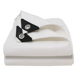 Bu Pengpeng Double Layer White Oxford Tarpaulin <b>Waterproof</b> Sunproof Outdoor Agricultural Cover - Product Image 1