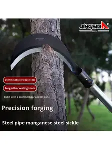 出厂价两用农用割草刀高锰钢快速弯刀黑背镰刀焊接镰刀 - Product Image 3