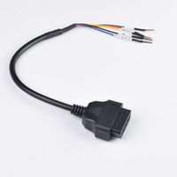 Cable de Conversión de Diagnóstico para Motocicleta OBD2 de 16 Pines a 6 Pines, Arnés de Cableado Adaptador de 16 Pines OBD Hembra a 6 Pines para Escáner de Fallas ECU