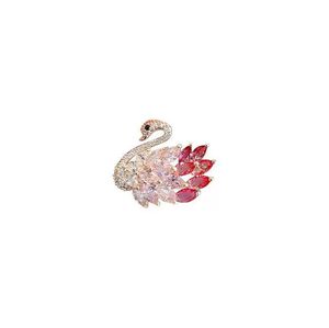 Moda nuevo estilo Europa y América Venta caliente broche Vintage de <span class=keywords><strong>cisne</strong></span> de cristal de sentido de alto grado para regalo de mujer - Product Image 5