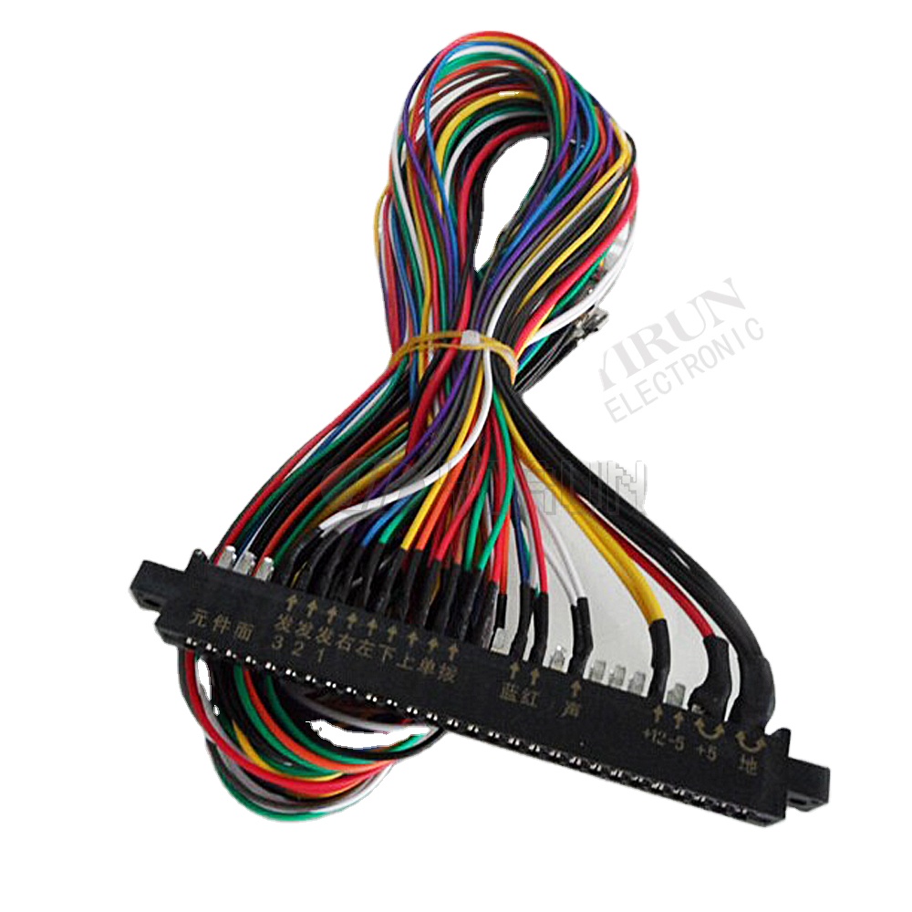 Аркадная игра, провод с 28 контактами с 5,6 кнопками, провода для аркадной игровой машины, для печатной платы