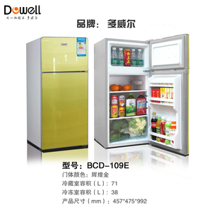 Nouveau style Petit réfrigérateur pour le camping en plein air Caravane Camping-car Réfrigérateur 109L DC 12V 24V Compresseur Réfrigérateurs de voiture Camion - Product Image 3