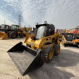 Chargeuse sur pneus d'occasion Caterpillar 246D, 3,4 tonnes, compacte, testée sur chantier agricole, de construction et routier, d'origine japonaise - Product Image 4