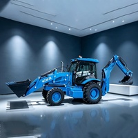 Wheel Loader Backhoe Excavator Multifungsi dengan Sistem Hidrolik yang Kuat untuk Proyek Konstruksi Global