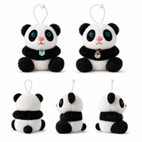 Vente en gros, Meilleures ventes : Jouets en peluche, Porte-clés en peluche Panda Anime 4 pouces, Doux, Moelleux, Mignons et Adorables, Jouets pour machine à griffes pour enfants