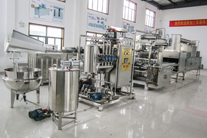 Chất lượng cao Tự động kẹo bơ cứng kẹo ký gửi máy <span class=keywords><strong>Caramel</strong></span> Kẹo cứng Lollipop kẹo Máy làm - Product Image 5