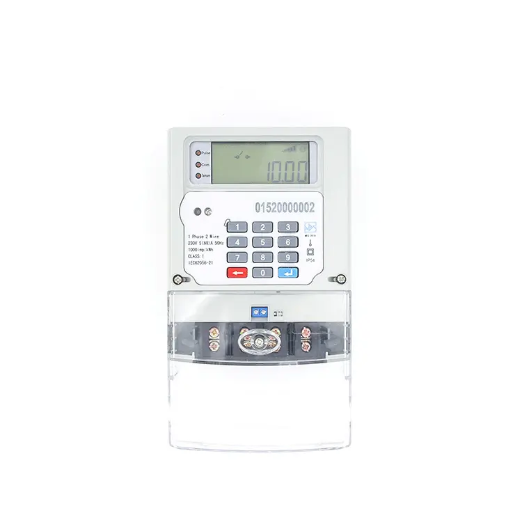 Electronic Single Phase Keypad STS Prepaid Smart Electric Energy Meter with sts prepaid meter vending software