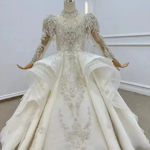 OBETTI OB0140 robe de luxe blanche à fleurs pour filles robe de fête pour enfants pour mariage 2024