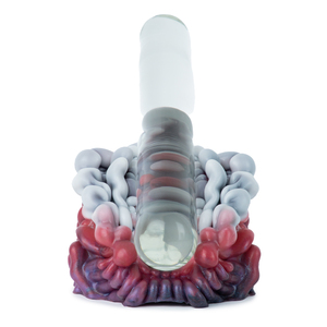 Vibrateur semi-fermé Fantasy avec 10 modes de vibration sans fil, nœuds superposés, pour hommes 18+ - Poche vaginale - Product Image 4