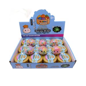 Giocattolo Antistress Arcobaleno Bestseller, Trendy <span class=keywords><strong>e</strong></span> Colorato, con Perle Giganti <span class=keywords><strong>e</strong></span> Design Realistico di Panino al Vapore, Creativo in Gomma - Product Image 5